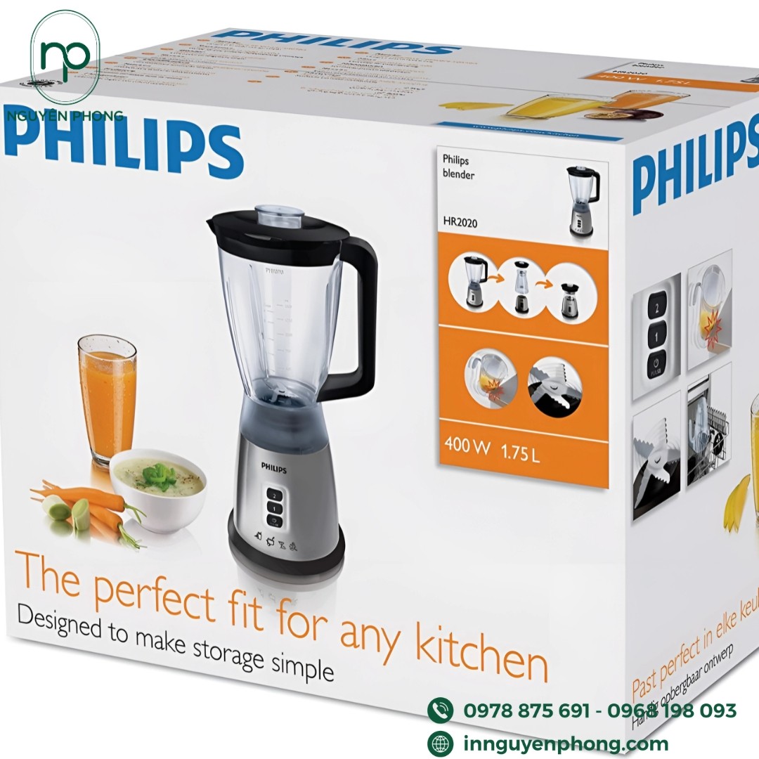 In hộp carton đựng máy xay sinh tố